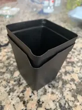 Trays Planters-Pot Square Pots Succulent-Plants Small Creative Black-Color Thicken 5pcs