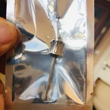 Extractor de remanentes de taladro Dental de acero inoxidable, Extractor de piezas de raíz apica, corta, 34,3mm de largo, 44,5mm