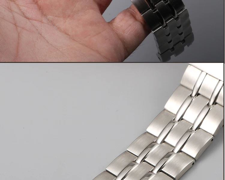 21,5 мм нержавеющая сталь, мужской ремешок для часов, металлический браслет на запястье для Swatch YRS403 406 403 402G 412 413 418