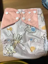 [Simfamily]-Conjunto de pañales para bebé, pañal de tela lavable reutilizable, cubierta ajustable ecológica, 3-15kg