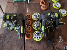 Inline Skates Frame Patines-Skating-Base Alloy-Roller 4-Wheels 3x110mm Super-Light 80mm