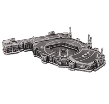 

Silver Color Masjid Al Haram Mecca Islamic Table Decor