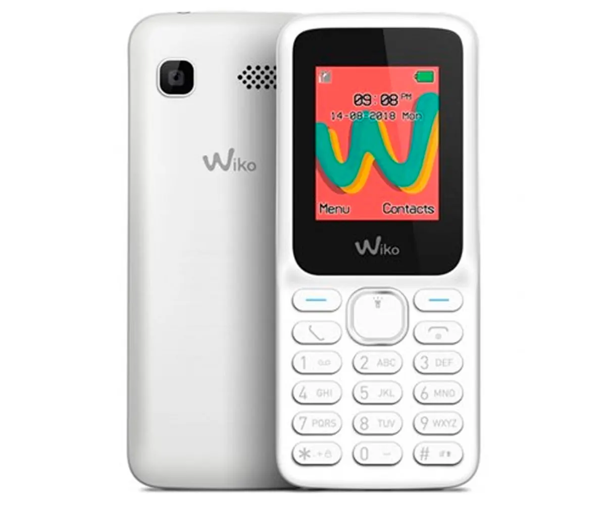 WIKO LUBI5 PLUS BLANCO MÓVIL SENIOR DUAL SIM 1.8 CÁMARA BLUETOOTH RANURA MICROSD