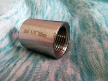 Coupling-Joint Stainless-Steel-Pipe-Fittings 1/4 1-1/4-Socket Banded 