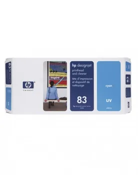 

HP Designjet 5000/5500 Printhead Cyan N ° 83 + Cleanser. UV ink for Outdoor