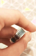 ZooMango-anillos de acero inoxidable esmaltado negro para mujer y hombre, anillo de aniversario de boda, joyería Anneau ZR19046