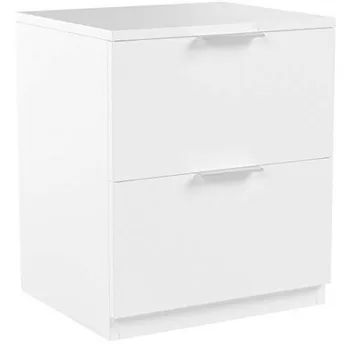 

Nightstand 2 drawers oak or white