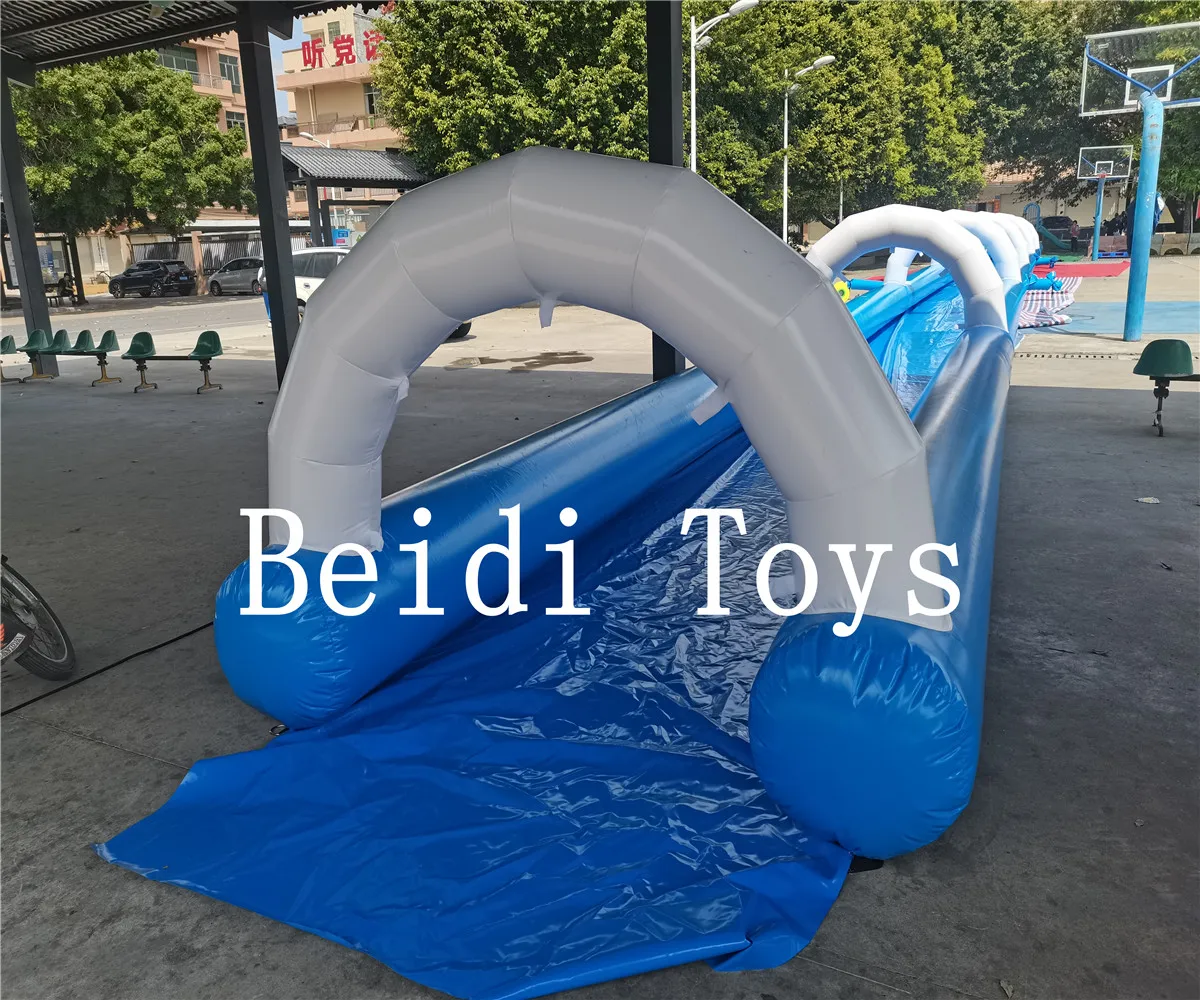 50 meters long large inflatable pool water slide for sale