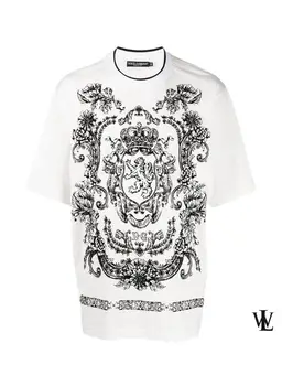 

T shirt Slim Fit white t shirt men %100 Cotton print new session luxury wear