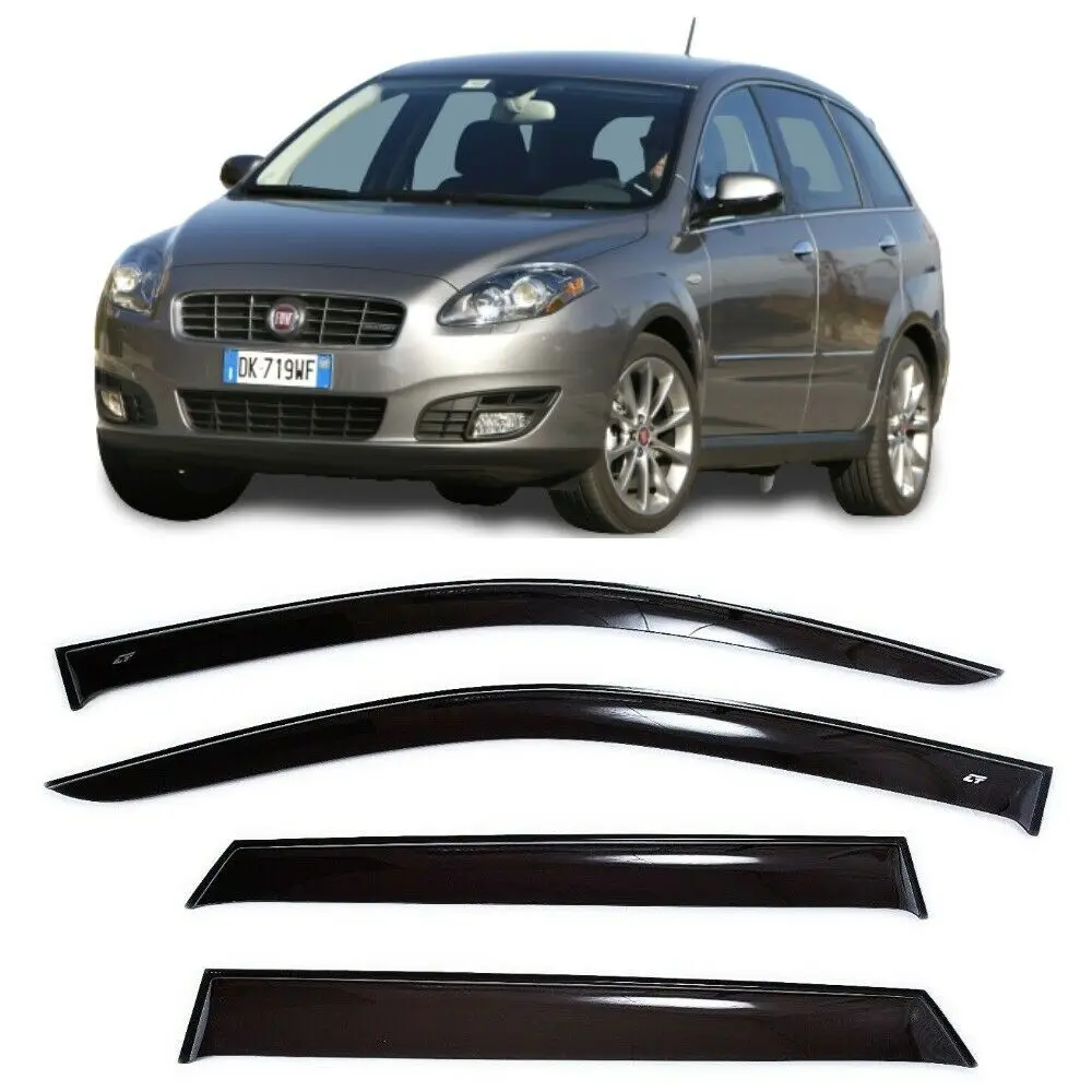 Дефлекторы окон Cobra Tuning F21905 на авто Fiat Croma (194) Hb 5d 2005-2011 4 шт./комп. ветровики от дождя