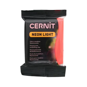 

Ce0930056 plastic polymer baked 'cernit 'neon' neon 56 gr. (400 neon red)
