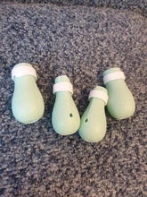 De silicona de aseo suministros Anti-arañazos zapatos para gatos ajustable Gato botas baño lavado garra zarpa de gato Protector de la cubierta