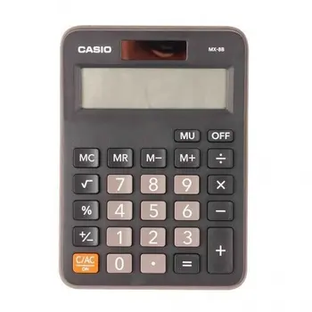 

Casio calculator 8 times. Casio mx-8b desktop, black/brown mx-8b-bk-w-ec