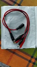 Alligator Clips Jack-Connector Power-Cable Crocodile-Wire Female 12V DC Voltage