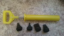 Pistola de calafateo, bomba de cemento y cal, mortero de enlace, pulverizador, aplicador, herramientas de llenado de lechada con 4 boquillas Y98E