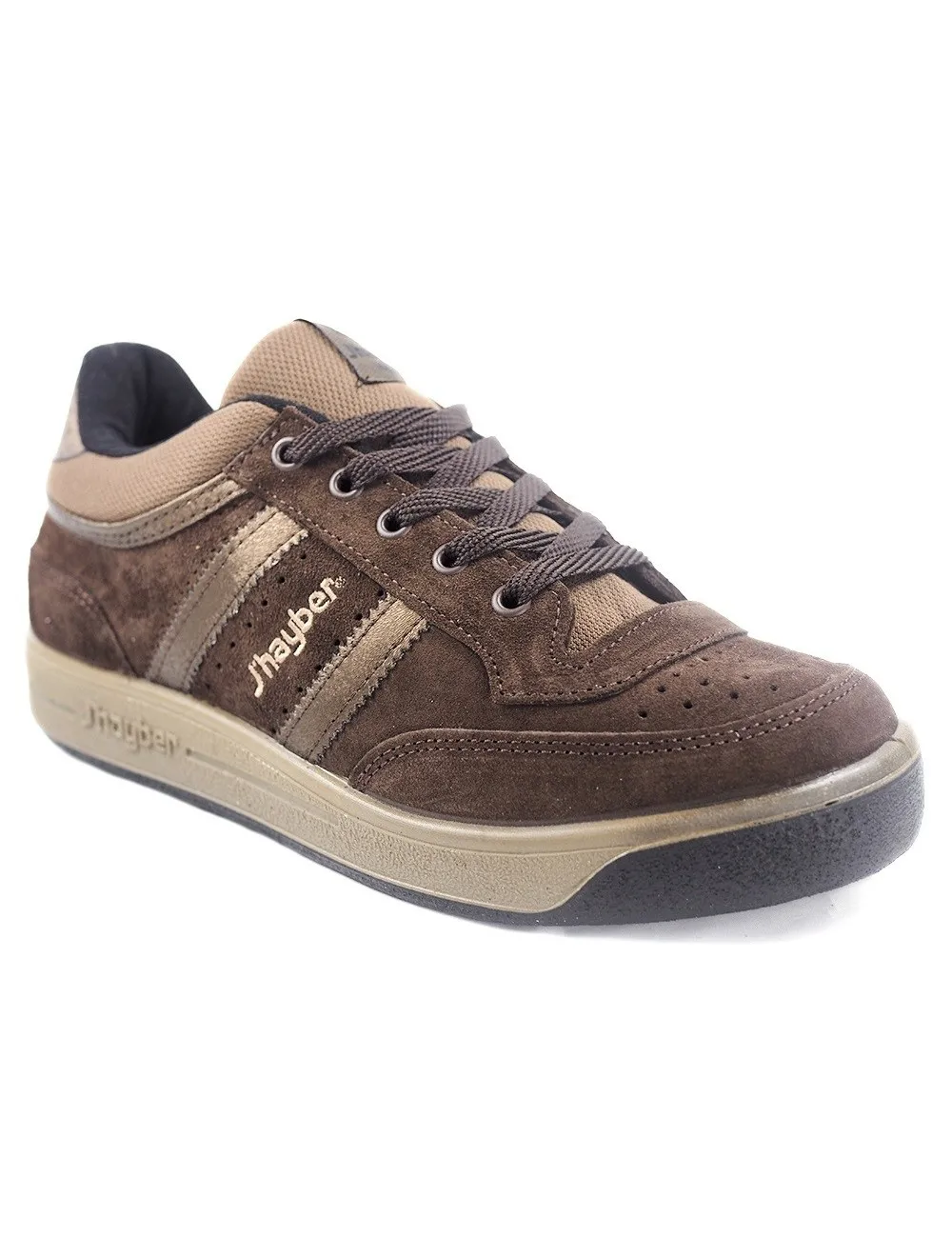 J' Hayber New Olympus sport in brown leather made with textile lining, mens  sneakers|Men's Casual Shoes| - AliExpress