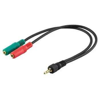 

Cable y splitter microphone headphone jack 3,5 ''Smartphone and Notebook