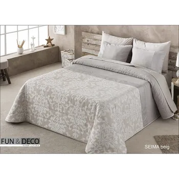 

FUNDECO - BEDSPREAD BEDSPREAD Summer ANTILO SEIMA Beige Summer Quilt (Various sizes available)
