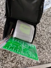 Huepar-Herramienta de alineación láser autonivelante de 2 líneas, instrumento de nivelado y alineación con láser de color rojo y verde, líneas cruzadas horizontal y vertical, 4 grados, base magnética