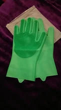 Guantes de limpieza para aseo de mascotas, perros y gatos para baño de, lavaplatos, limpieza mágica, guante de silicona para depilación