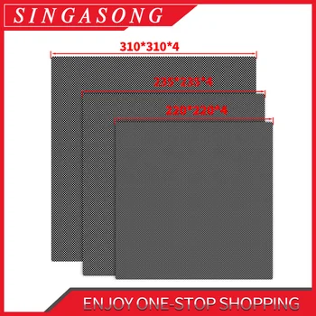 

Lattice glass 220*220*4/310*310*4/235*235*4mm heatbed Build Surface Glass Platform Heated bed for MK2 MK3 Hot bed For 3D Printer