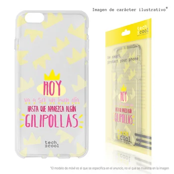 

FunnyTech®Stand case for BQ Aquaris Silicone U2/U2 Lite L "Today going to be a good furniture days" transparent