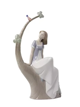 

NAO Figure Trills At Sunset. Sculpture Decoration Women. Porcelain woman