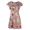 Платье женское летнее с цветочным принтом кружевное модное сексуальное рукав-бабочка повседневное приталенное dress 250520 ► Фото 1/6