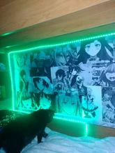 Strip-Light Tv-Background-Lighting Key-Control Desk-Screen Usb-Cable Flexible-Lamp LED