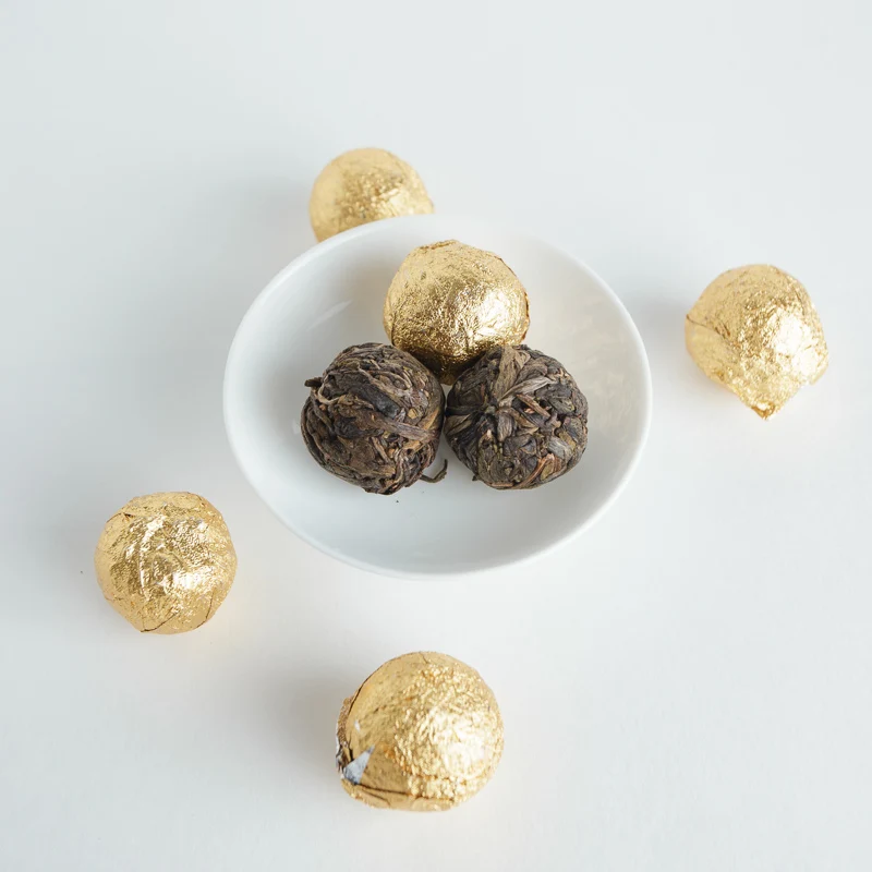 Sheng Puer tea from yundae, Balls 8-10 grams, 50 grams