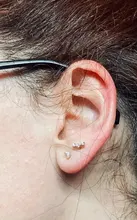 CANNER-pendientes de plata de ley 925 con circonita de cristal, joyería fina con cierre de tuerca, para mujeres