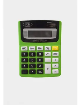 

CALCULATOR WITH FUNCTIONS BASIC 8 DIGITS GREEN COLOR AND BIG SCREEN