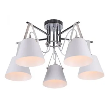 

Chandelier ceiling 5*60 W E27 md.1190-5-S CH + Wh