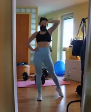 Leggings Mesh Yoga-Pants Scrunch Butt Sports-Tights Vital Push-Up Booty Women Fitness