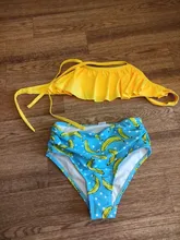 Swimsuit Girl Bikini Matching Baby Beach Family Biquini Kid Women Infantil