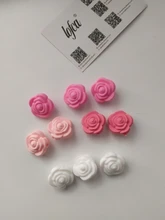 Baby Necklace Flower-Beads Gift Chewing Rose-Teething LOFCA Silicone Toy Charm 10pcs