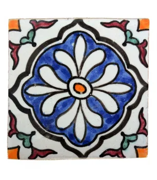 

Azulejo Andalusí - 10 cm - Handmade- Model 45