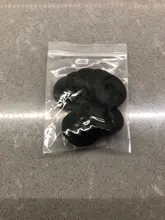 10 pcs Silica Gel Guitar Protector Strap Lock Block 25x3mm 9mm ID Black