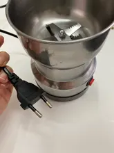 Molinillo Eléctrico de café para el hogar, máquina amoladora eléctrica de 220V para cereales, nueces, granos, especias, molinillo de café con enchufe europeo