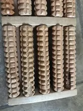 5 materias primas de rodillo para pies de madera importa reflexología de masaje alivio relajación acupresión Spa masajeador Anti celulitis masajeador de pies cuidado