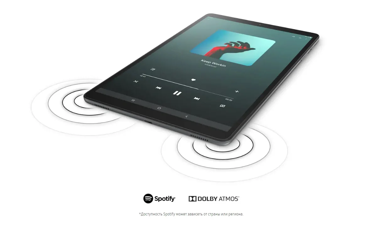 Планшет Samsung Galaxy Tab A 10.1() LTE, 32 Гб, Чёрный SM-T515NZKDSER