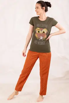 

Armonika Women Tile Top The Owl Six Puanli Sleepwear KIT ARM-20Y099043