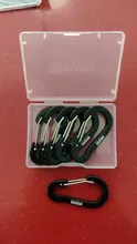 Booms Fishing CC1-ganchos de mosquetón pequeños de acero, accesorios de pesca multiherramienta para acampar al aire libre, 6 uds.