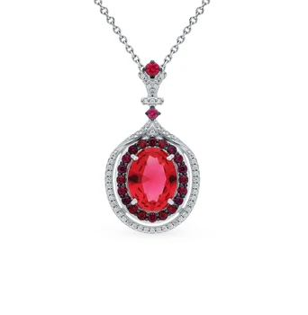 

Silver Pendant with quartz and cubic zirconia SUNLIGHT test 925