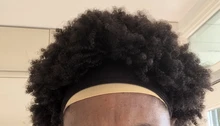 Curly Headband Human-Hair-Wigs 200-Density Afro Kinky Brazilian Glueless Full-Machine