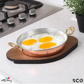 

Copper Pan kitchen dishes frying pan sauce cooking pots handmade turkish high quality set of pans