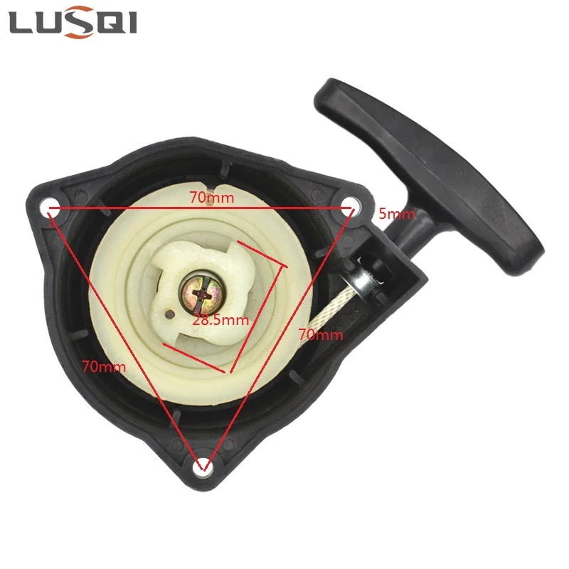 Recoil Pull Starter LUSQI Factory Outlet Lawn Mower For TU23/TU26/TU33/TL26/TL23 Gasoline Brush Cutter Start Replacements