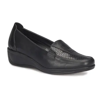 

FLO 72.110008.Z Black Women Comfort Shoes Polaris 5 Point