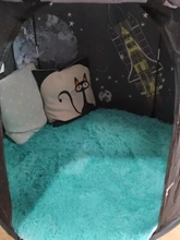 Round Rug Carpets Living-Room-Decor Modern-Mats Bedroom Faux-Fur Fluffy Shaggy-Area Long