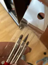 Pincel de Gel UV para manicura profesional, herramienta de fototerapia de acrílico transparente para arte de uñas, pintura y dibujo, 3 uds.